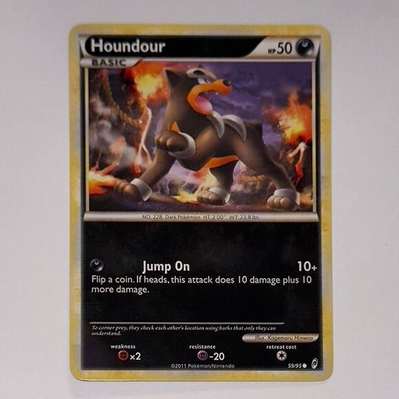 POKEMON CARD: Houndour #59/95 (Pokemon Call of Legends) - Picture 1 of 2